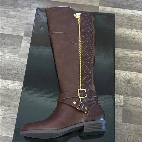 G by Guess haydin Leather Round Toe Knee High - Picture 5 of 10